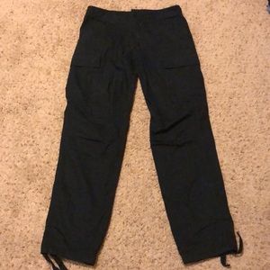 New PacSun Black Cargo Pants 28w